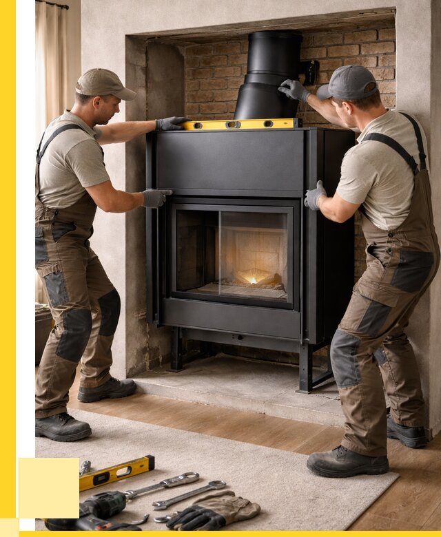 Установка каминных топок в Сальске под ключ от 18302 р. | ЭриданСлс