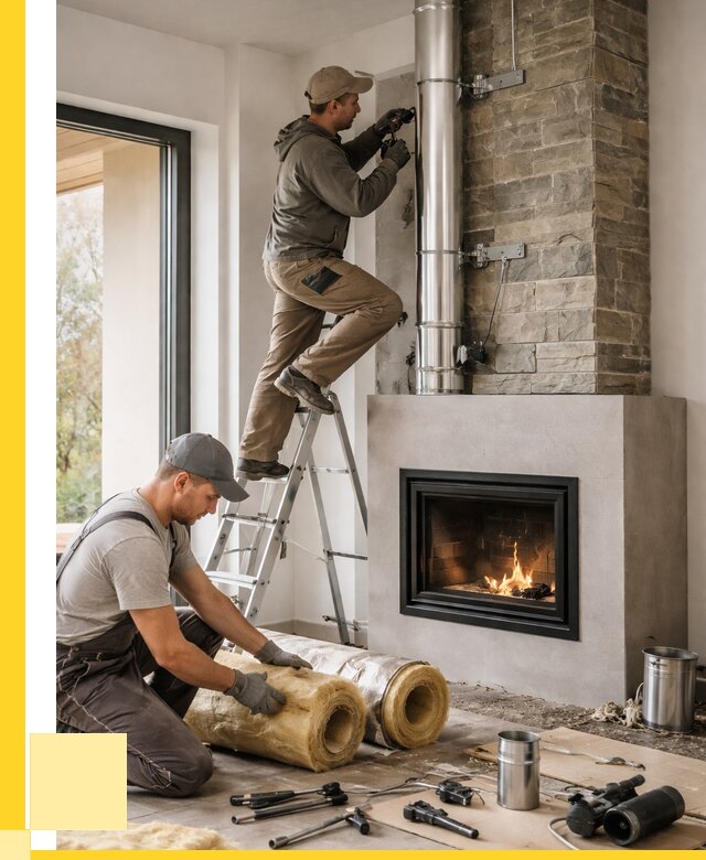 Монтаж дымоходов для каминов в Сальске от 15252 р. ЭриданСлс