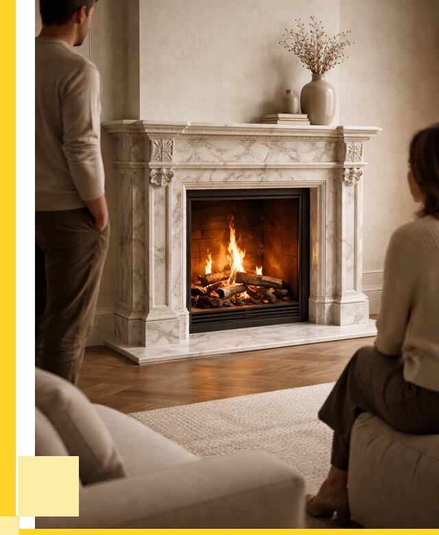 Мраморные камины под ключ в Сальске от 254200 р. | ЭриданСлс