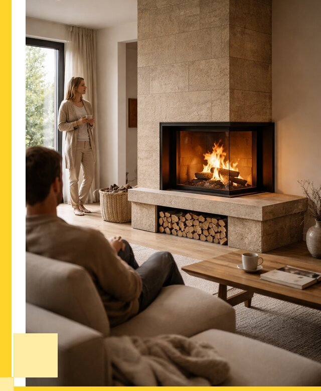 Угловые камины из кирпича установка в Сальске от 152520 р. ЭриданСлс