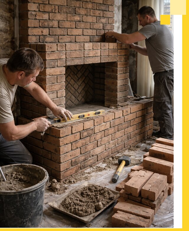 Изготовление и установка кирпичных каминов в Сальске