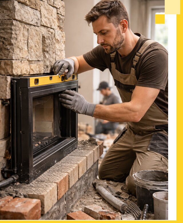 Дровяные камины под ключ в Сальске: монтаж, обустройство