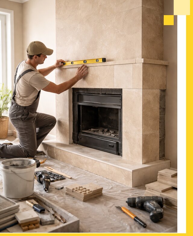 Установка и монтаж каминов в частном доме под ключ в Сальске