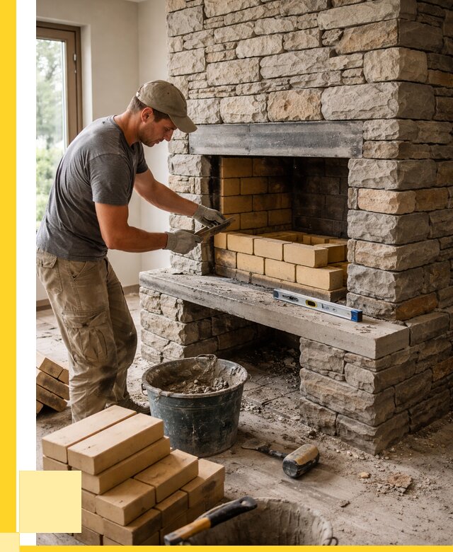 Кладка каминов и камина в Сальске от 25420 р. ЭриданСлс