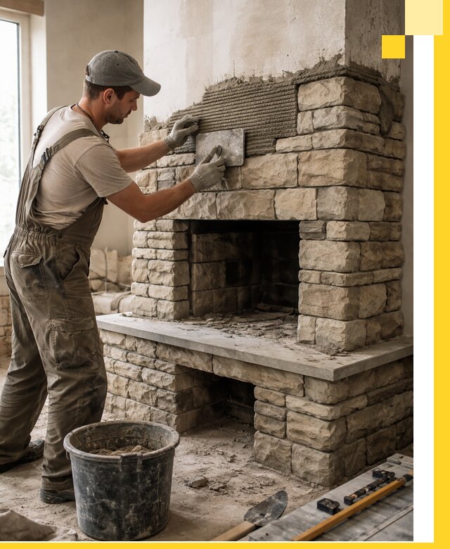 Строительство каминов под ключ в Сальске от проектирования до монтажа