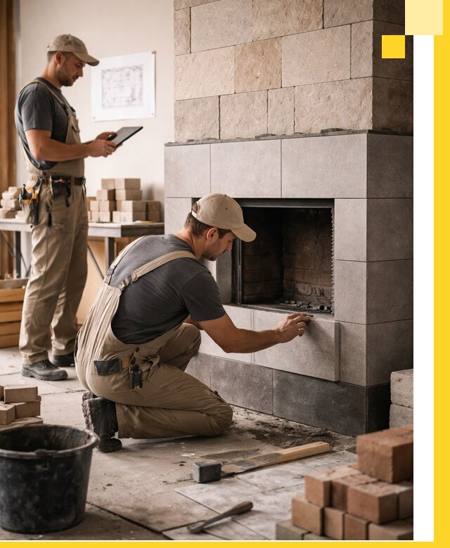 Индивидуальные проекты каминов и каминных систем в Сальске