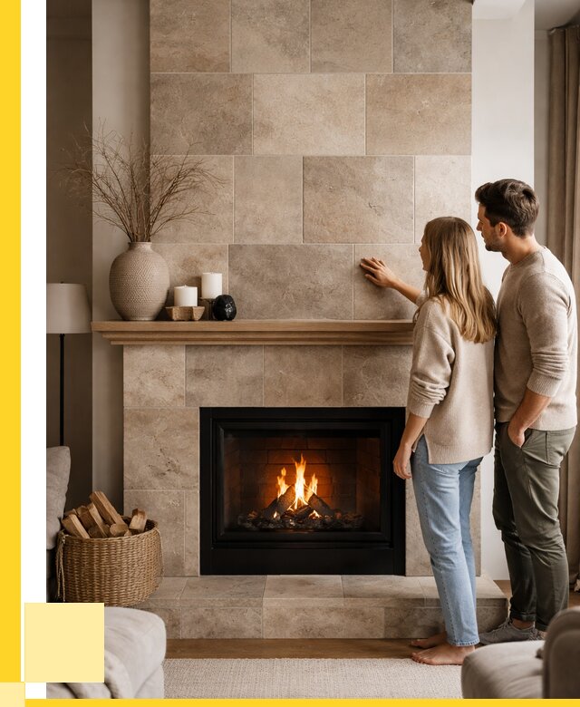 Облицовка каминов керамогранитом в Сальске от 4576 р. | ЭриданСлс