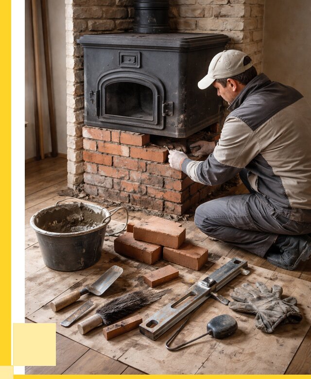Ремонт печей в Сальске от 12202 р., услуги печника ЭриданСлс
