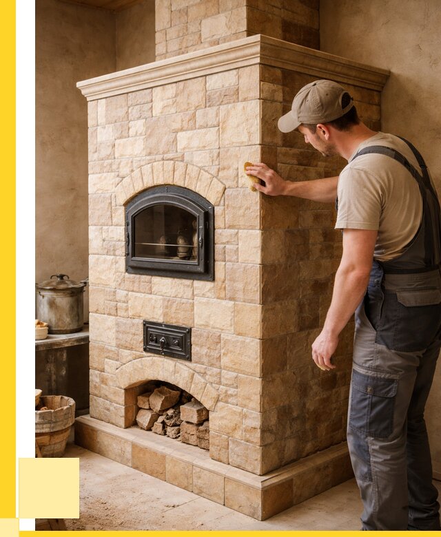 Облицовка печей в Сальске от 4576 р. под ключ | ЭриданСлс