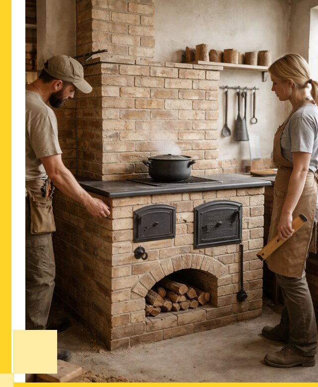 Варочно отопительные печи в Сальске от 91512 р. | ЭриданСлс