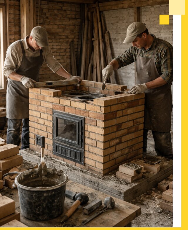 Изготовление и установка варочных печей под ключ в Сальске