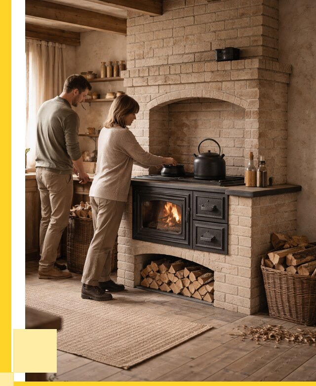 Печи с плитой в Сальске от 45756 р. | ЭриданСлс — кирпичная печь