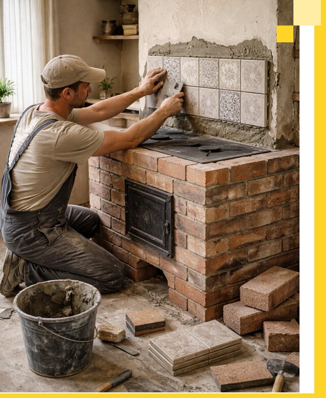 Печи с плитой на заказ монтаж гарантия и сервис в Сальске