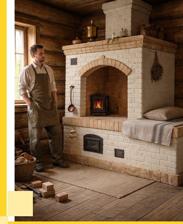 Русские печи с лежанкой под ключ в Сальске от 152520 р. ЭриданСлс