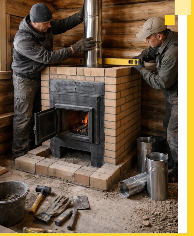 Проектирование, изготовление и установка банных печей в Сальске