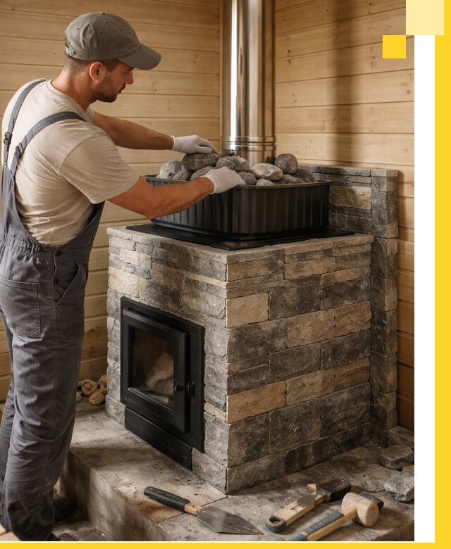 Печи для парной в Сальске, производство, монтаж и обслуживание