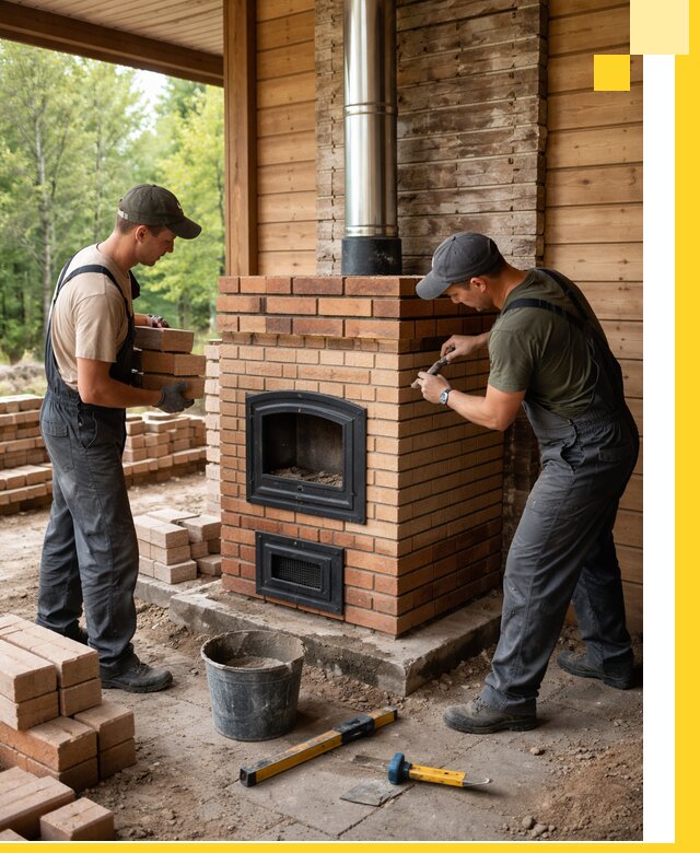Производство и установка дачных печей под ключ в Сальске