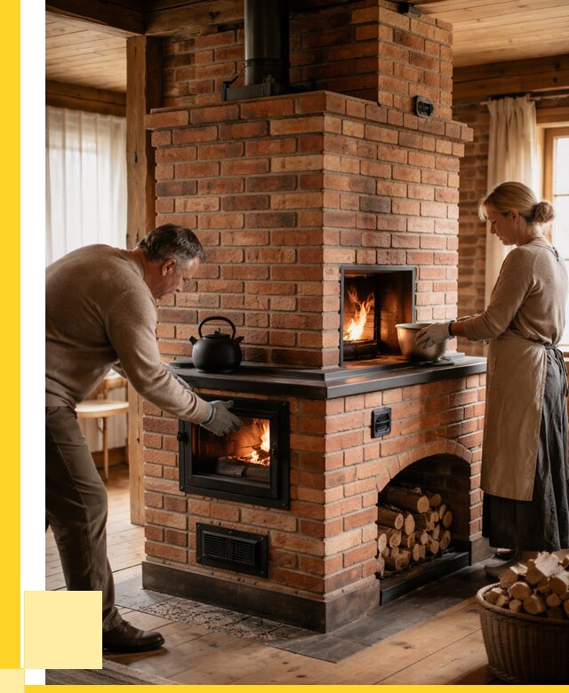 Печи для загородного дома под ключ в Сальске от 81344 р. | ЭриданСлс