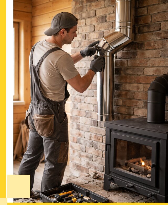 Монтаж дымоходов для печей в Сальске от 7626 р. | ЭриданСлс