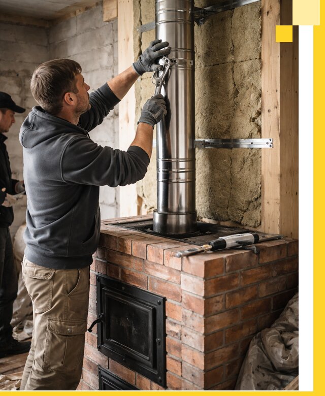 Изготовление и монтаж печей и дымоходов под ключ в Сальске