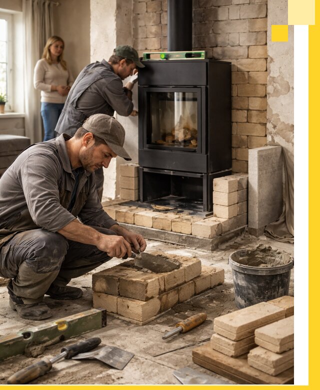 Печи и камины под ключ: проект, установка в Сальске