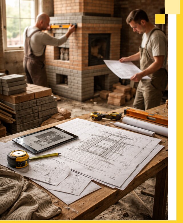 Проекты печей и каминов с индивидуальным дизайном в Сальске