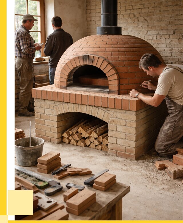 Помпейская печь дровяная для пиццы в Сальске | ЭриданСлс от 203360 р.