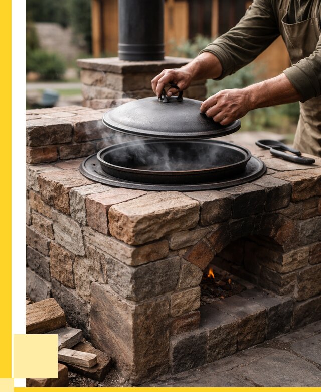 Печи для казана в Сальске по цене от 18302 р. | ЭриданСлс