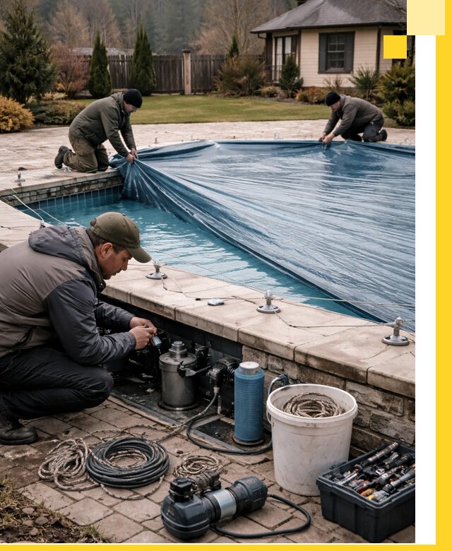 Консервация бассейнов в Сальске: подготовка к длительному хранению