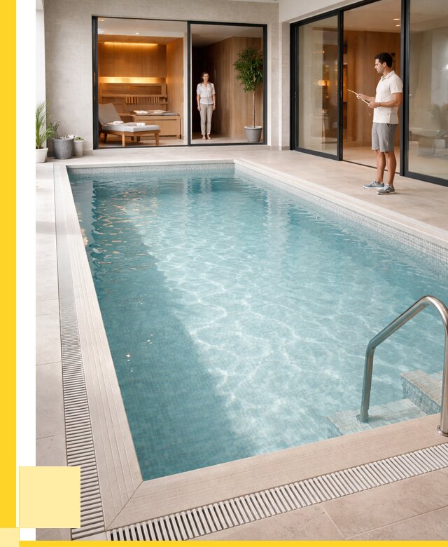 Отделка бассейна пленкой ПВХ в Сальске от 3559 р. - ЭриданСлс