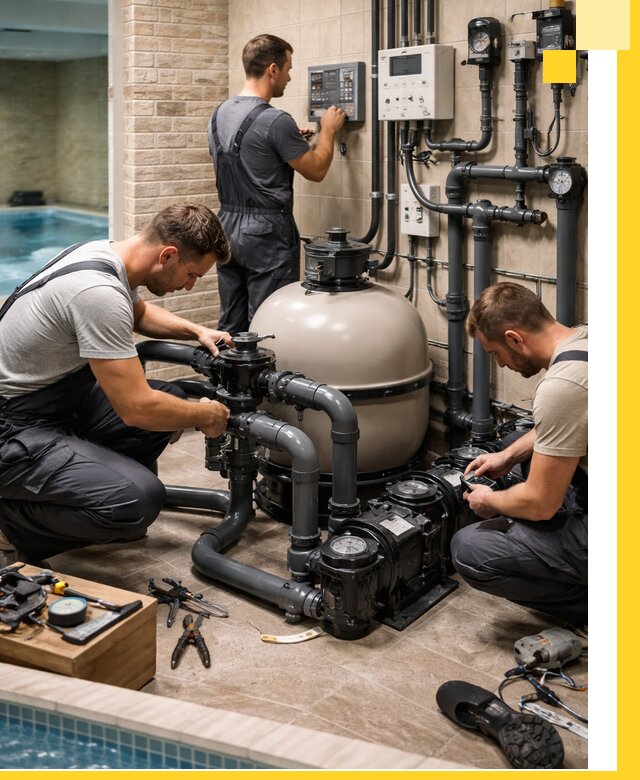 Комплексное оборудование для бассейнов под ключ в Сальске