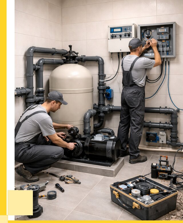 Монтаж оборудования для бассейнов в Сальске от 40672 р. | ЭриданСлс