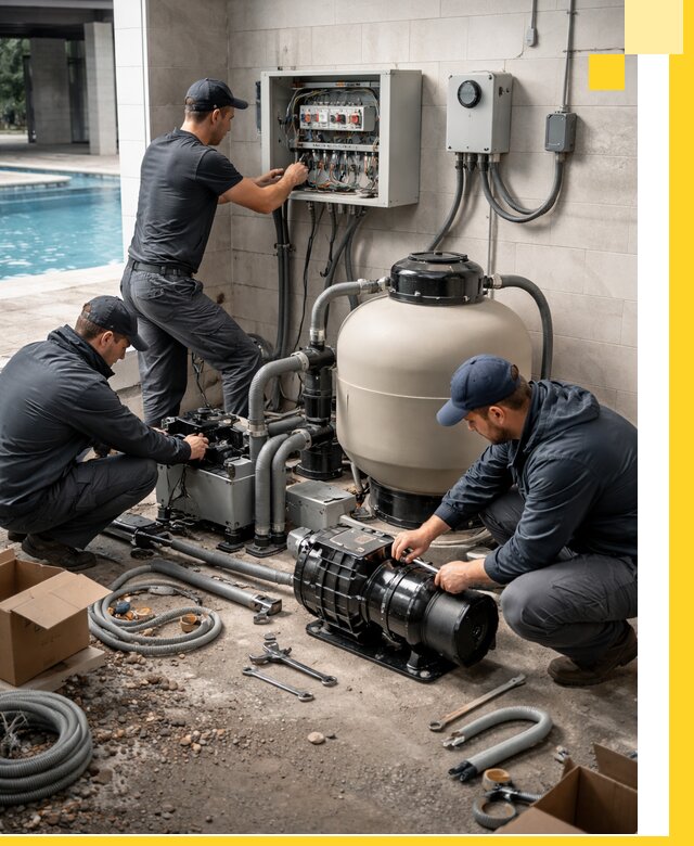 Профессиональный монтаж оборудования для бассейнов в Сальске