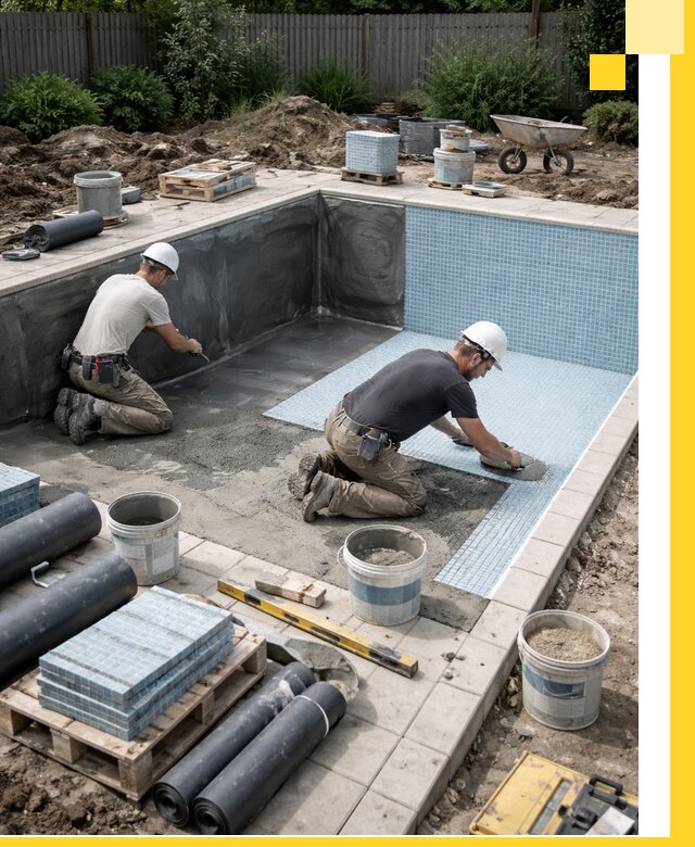 Проектирование и строительство стационарных бассейнов в Сальске