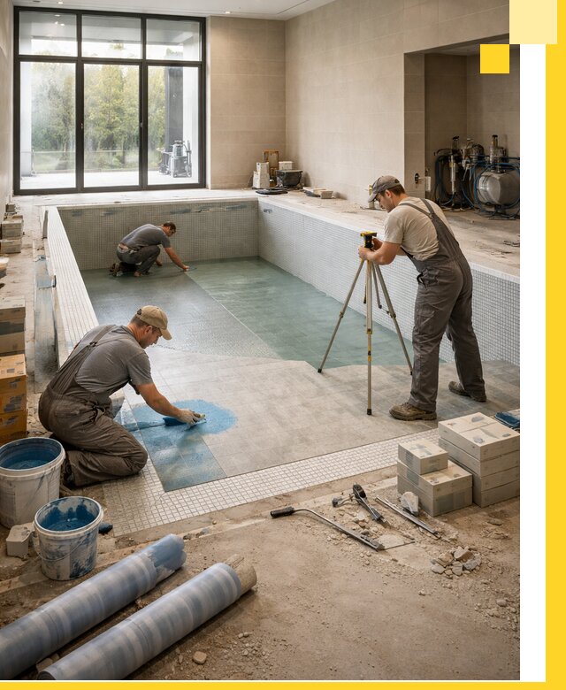 Проект и строительство закрытых бассейнов в Сальске под ключ