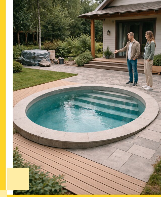 Бассейн на даче под ключ в Сальске от 203360 р., ЭриданСлс