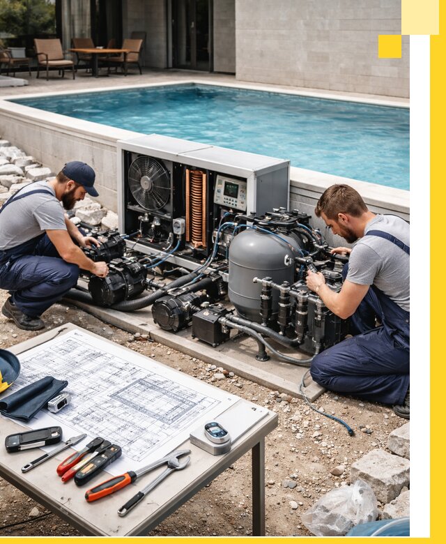 Проектирование и монтаж бассейнов с подогревом в Сальске