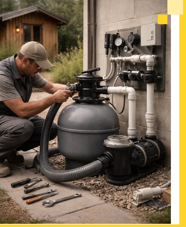 Продажа и монтаж фильтров и насосов для бассейнов в Сальске