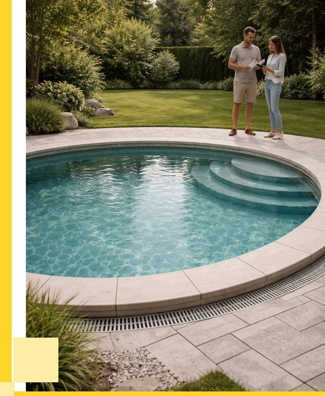 Круглые каркасные бассейны купить в Сальске от 254200 р. | ЭриданСлс