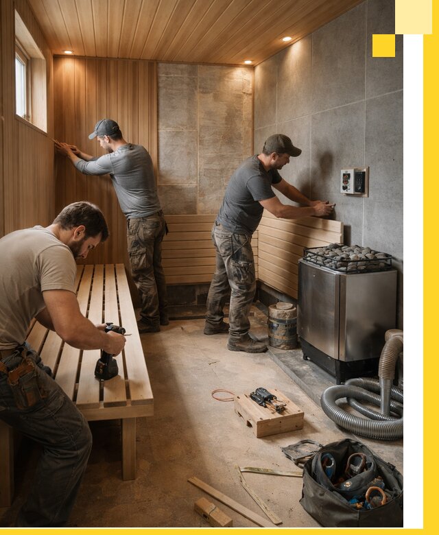 Сауны под ключ в Сальске, проектирование, строительство, отделка