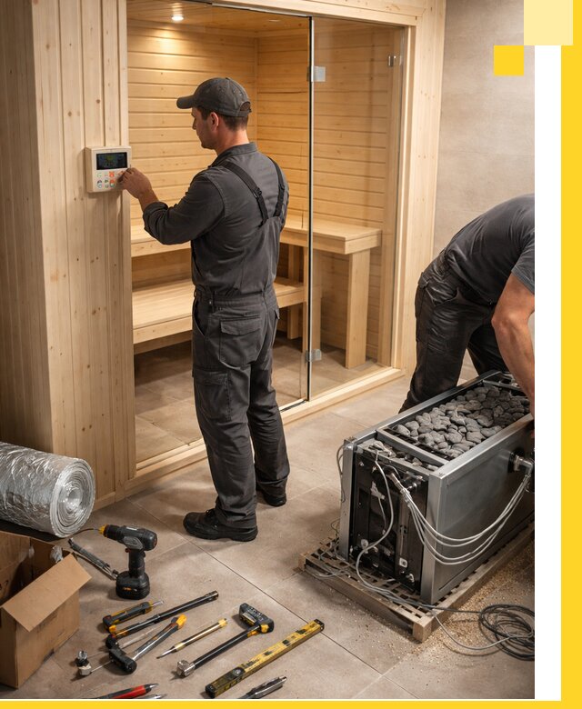 Поставка, установка и монтаж электрических саун в Сальске