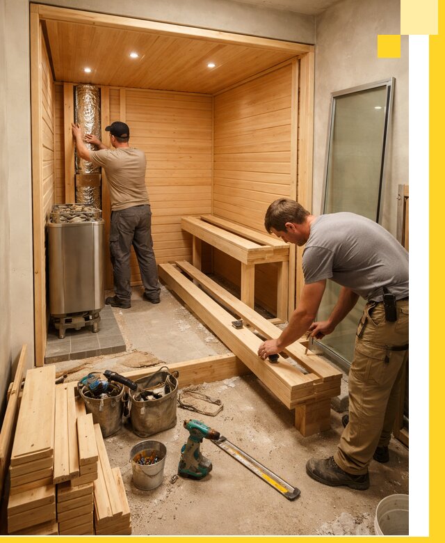 Проектирование и установка домашних саун под ключ в Сальске