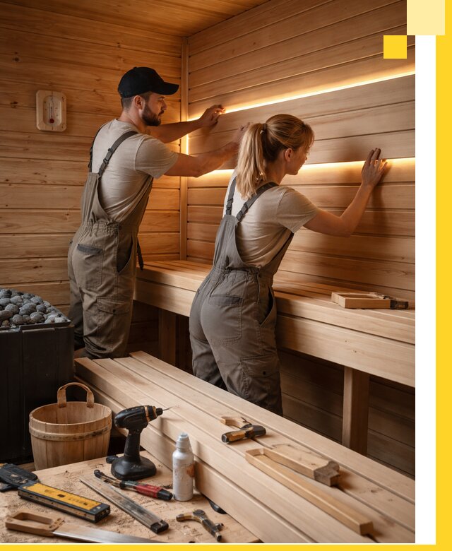 Дизайн саун и бань под ключ с индивидуальным проектом в Сальске