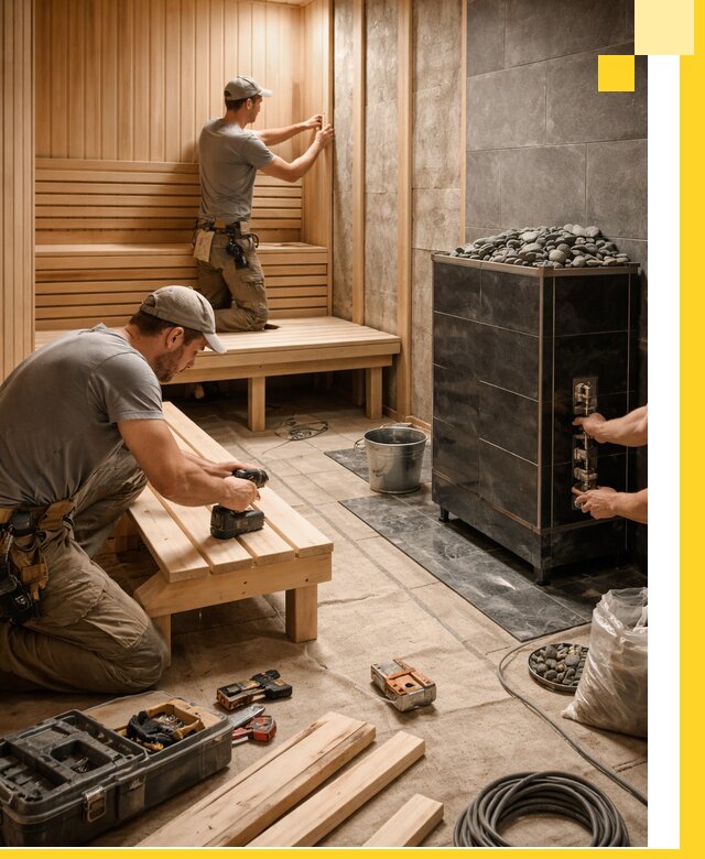 Дизайн и строительство интерьерных саун под ключ в Сальске