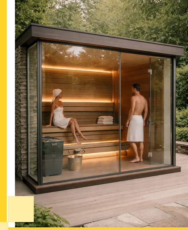 Сауна стеклянная и двери для сауны в Сальске от 254200 р. | ЭриданСлс