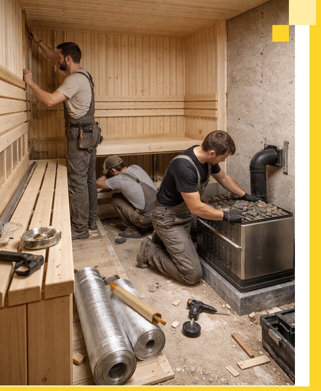 Индивидуальные сауны на заказ в Сальске под ключ, проект и монтаж