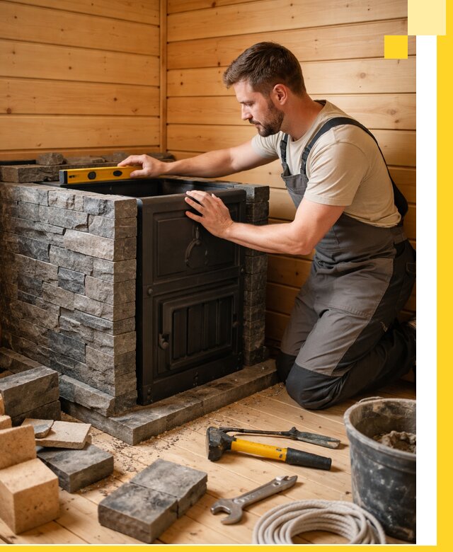 Производство и установка печей для саун под ключ в Сальске