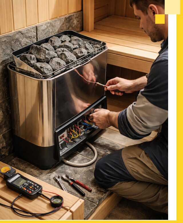 Продажа и установка электрокаменок для саун в Сальске