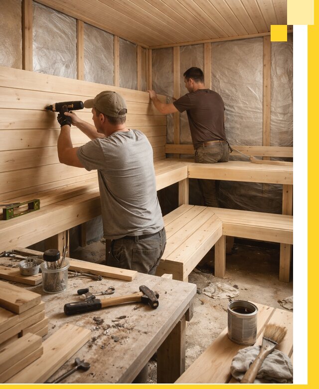 Профессиональная отделка бань и саун под ключ в Сальске