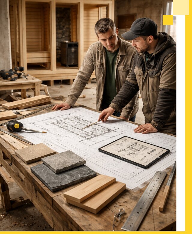 Проекты бань под ключ и планы строительства в Сальске